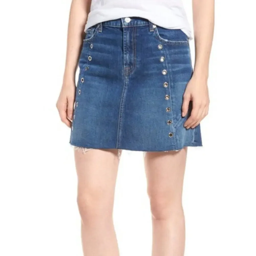 7 For All Mankind Denim Skirt 24